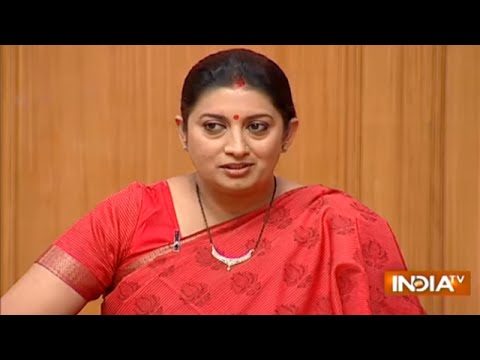 HRD Minister Smriti Irani in Aap Ki Adalat (Full Episode)