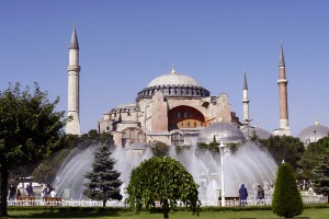 East meets West ... the magnificent Hagia Sophia.