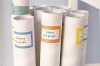 Pick up a few mailing tubes or cylinders, keep them in a designated storage bin and art work is out of the way and can ...