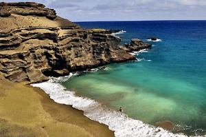 Papakolea Beach.