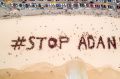 Organisers estimated 1500 people showed up to the Stop Adani event in Bondi. Photo: Stop Adani Campaign.