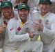 Australian Cricket team win the ashes series 5-0 against England s at the Sydney Cricket Ground. Photography Brendan ...