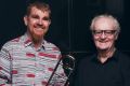 Kindred spirits: Richard Gill and trombone player James Greening.