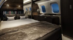 Bombardier Global 7000 private jet.