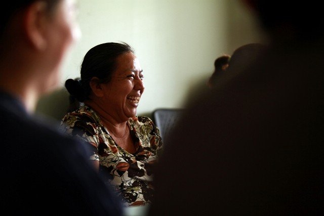 Mujer sonriendo