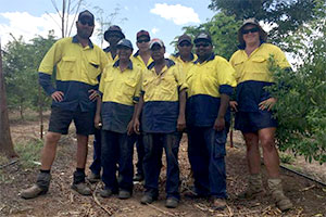 Indigenous staff (ABC Rural: Courtney Fowler)