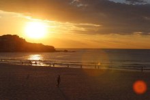 Bondi Beach at sunrise (Supplied: Andrew Reid)