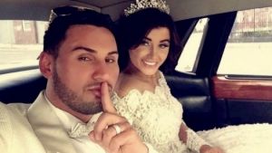 Salim Mehajer during his lavish wedding, which caused a storm of protest. 