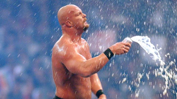 Stone Cold Steve Austin at Wrestlemania X8 (Photo by George Pimentel/WireImage)