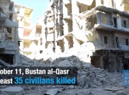 Russia/Syria: War Crimes in Month of Bombing Aleppo