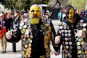 Richmond fans Richo and Paul.