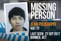 Bonner man Jean Policarpio has been missing since September 27.