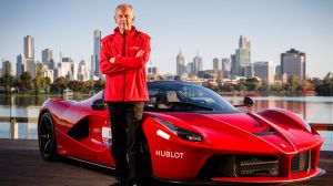 Australia's only ever Ferrari factory driver Tim Schenken. 