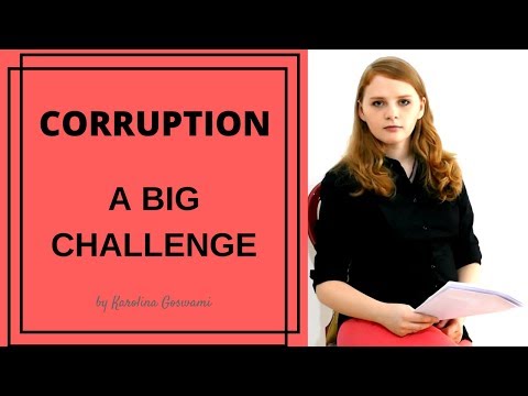 Corruption in India - Karolina Goswami