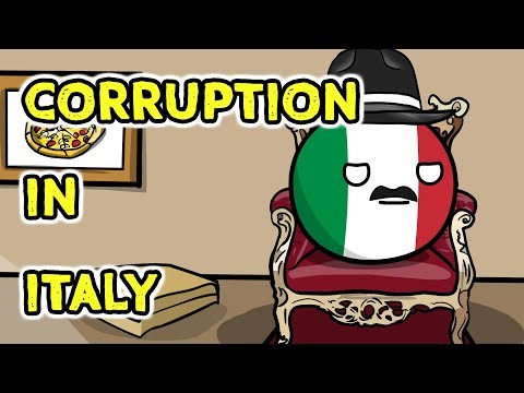 Corruption in Italy - Countryballs