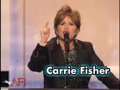 Carrie Fisher Roasts George Lucas at AFI Life Achievement Award