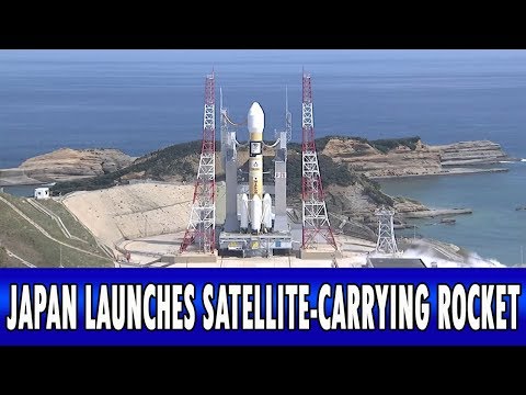 breaking news today/JAPAN LAUNCHES SATELLITE CARRYING ROCKET ⚠