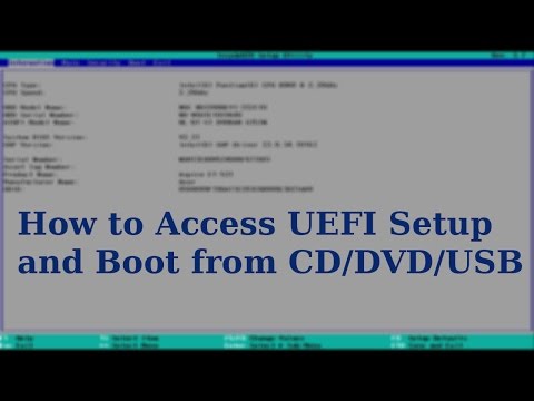 UEFI Boot | How to Boot from CD's/DVD's/USB's