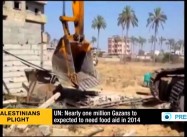 UN: A Million Palestinians will Need Food aid in Israel-blockaded Gaza Next Year