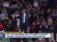 Young American Muslim Protesting Trump Racism ejected from Rally in Style