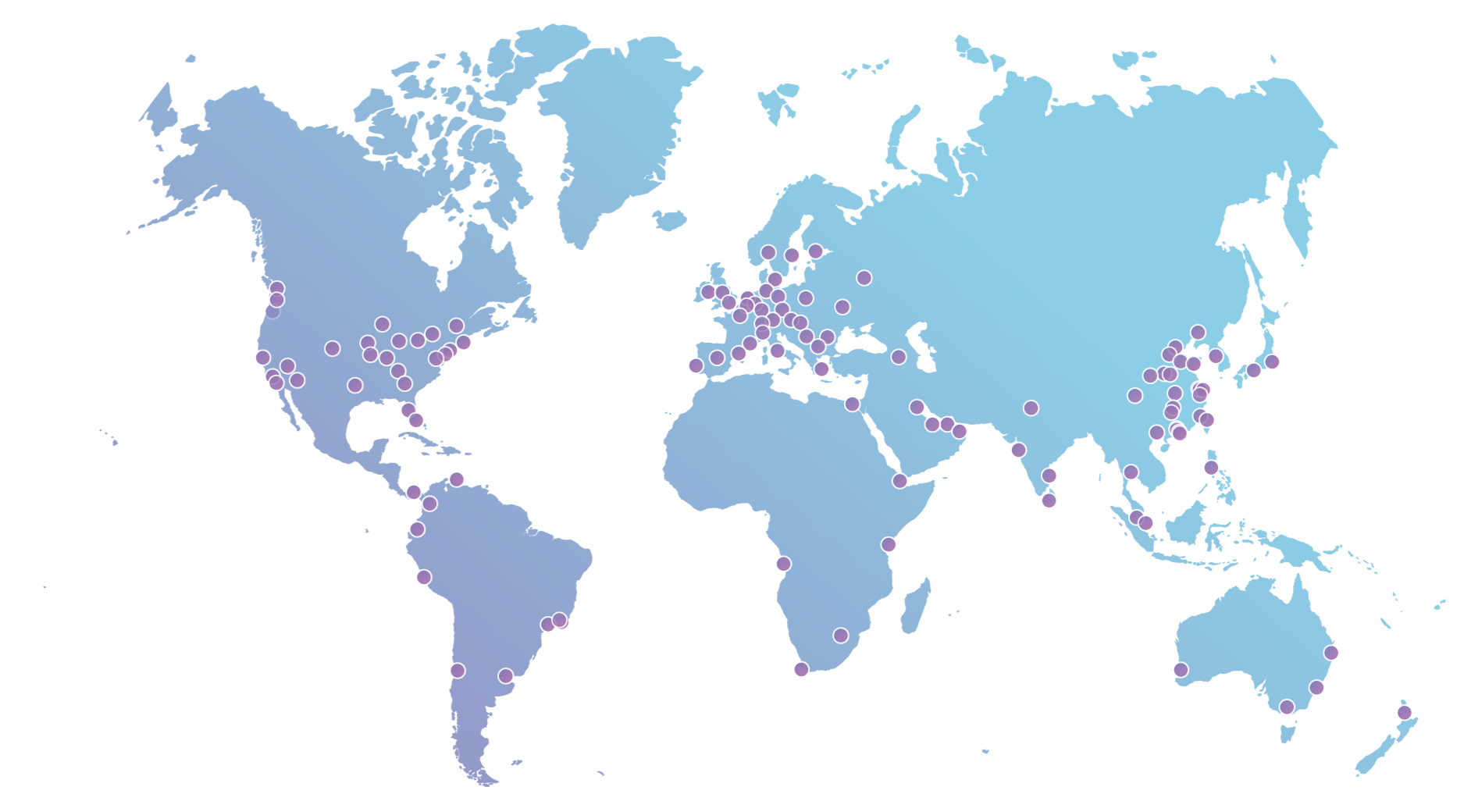 Network Map of Cloudflare's Data Centers