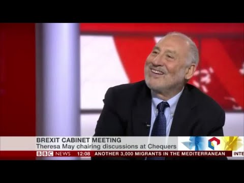 Joseph Stiglitz says the Euro zone  is in a depression, Brexit is great