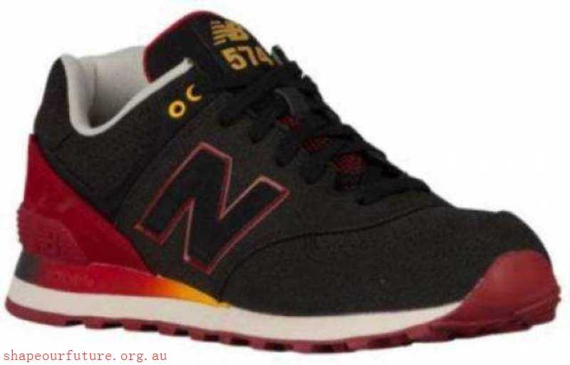 574 - Men's Black/Red - Men's New Balance