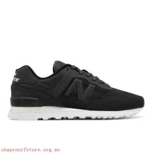 MTL574NC : Men's 574 Re-Engineered Sport Style Sneakers Black - Men's New Balance