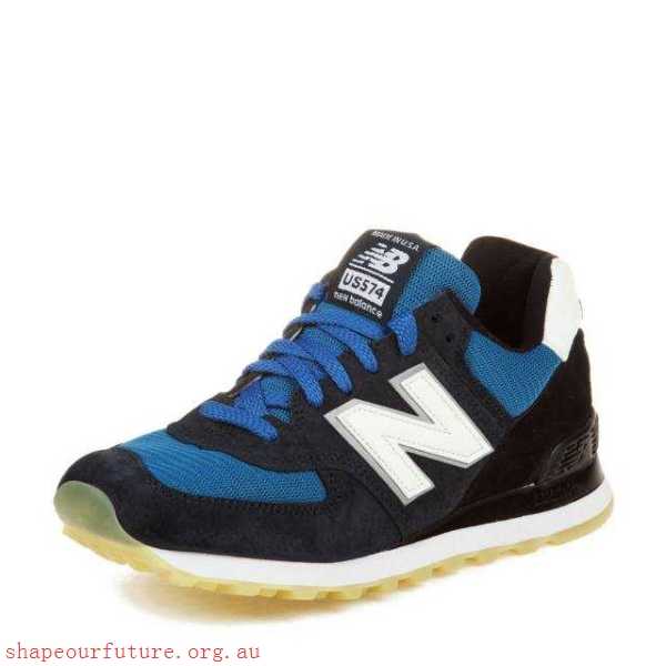 Mens 574 Blue "Northern Lights" Navy/Blue US574M1 Suede Running Shoe - Men's New Balance