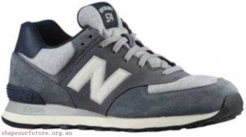 574 - Men's Grey/White - Men's New Balance