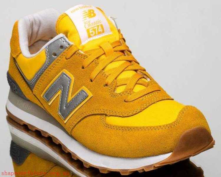 574 NB NB574 men lifestyle casual sneakers NEW yellow ML574-HRK - Men's New Balance