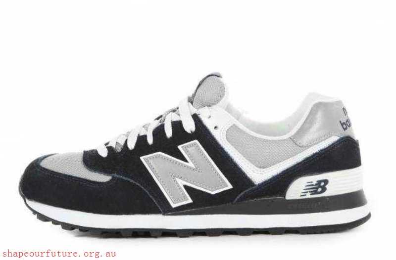 Mens 574 Shoes Navy/Grey M574BGS - Men's New Balance