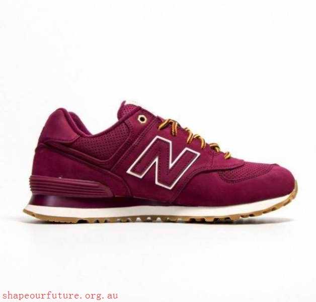 ML574HRA Mens 574 Burgundy/Gum Outdoor Boot Pack [8-13] - Men's New Balance