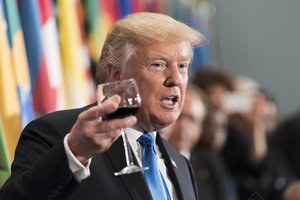 President Donald Trump Offers Toast at UN Luncheon for Heads of Delegations