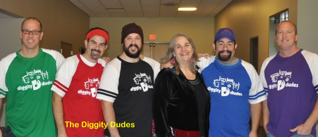 Kathy with The Diggity Dudes