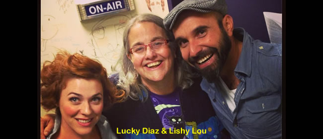 Kathy with Lucky Diaz