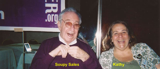 Kathy with Soupy Sales