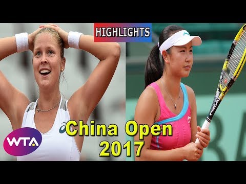 Shelby Rogers vs Shuai Peng Highlights China Open 2017