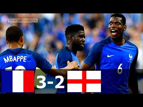 France vs England 3-2 All Goals and Highlights with English Commentary (Friendly) 2017 HD 720p