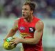 AFL.Round 10 .Geelong v Gold Coast Suns. Suns Brandon Matera in action at Simonds Stadium. 1st June 2013. Picture ...