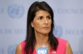 United States Ambassador to the United Nations Nikki Haley 