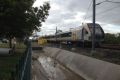 The derailment happened at Wulkuraka railway station in Ipswich.