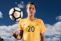 Sam Kerr will play Brazil in front of a full house in Penrith this week.  