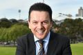 Nick Xenophon, posing for a photograph after announcing his plan to quit the Senate, could seize an influential role in ...
