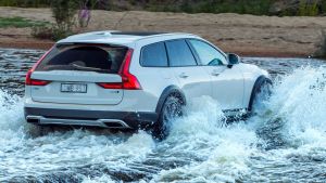 The V90 is more crossover wagon than pure luxury machine