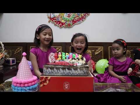 Selamat ulang tahun Niala ke 6 - Happy Birthday Niala 6th Surprise Cake Birthday @lifiatubehd