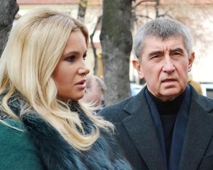 Andrej Babis with his then-partner (now wife) Monika Babisova in 2015