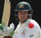 Must improve: Australia's Usman Khawaja struggles against spin bowlers.