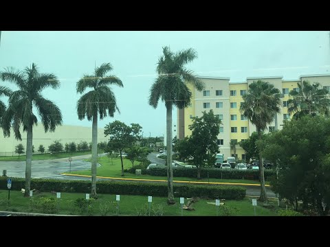 Live look at Miami as Hurricane Irma nears South Florida.