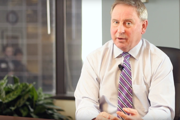 Screen grab of Seattle Light CEO Larry Weis in an Energy Thought Summit profile video.